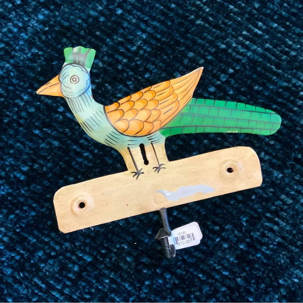 Painted Metal Animal Wall Hooks
